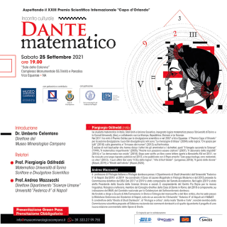 (ita) Dante matematico, anche il Museo Mineralogico Campano omaggia il Sommo Poeta